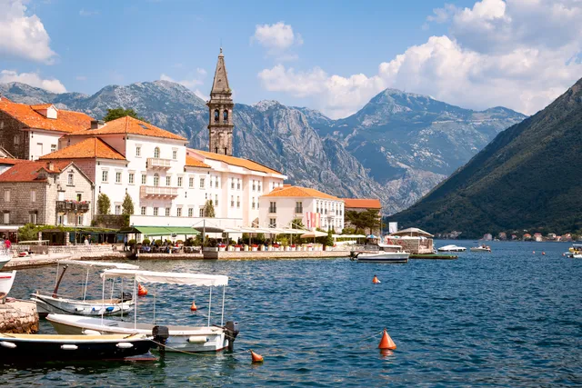 Perast waterfront